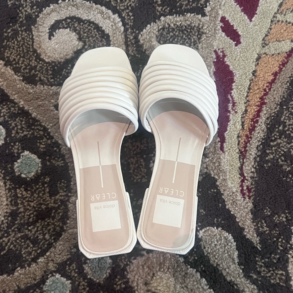 Dolce Vita clear shoes size 7